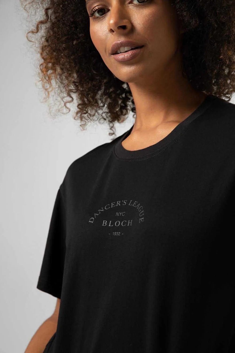 Ladies Tonal Bloch Print Oversized Tee 2 Ladies Tonal Bloch Print Oversized Tee - Image 2