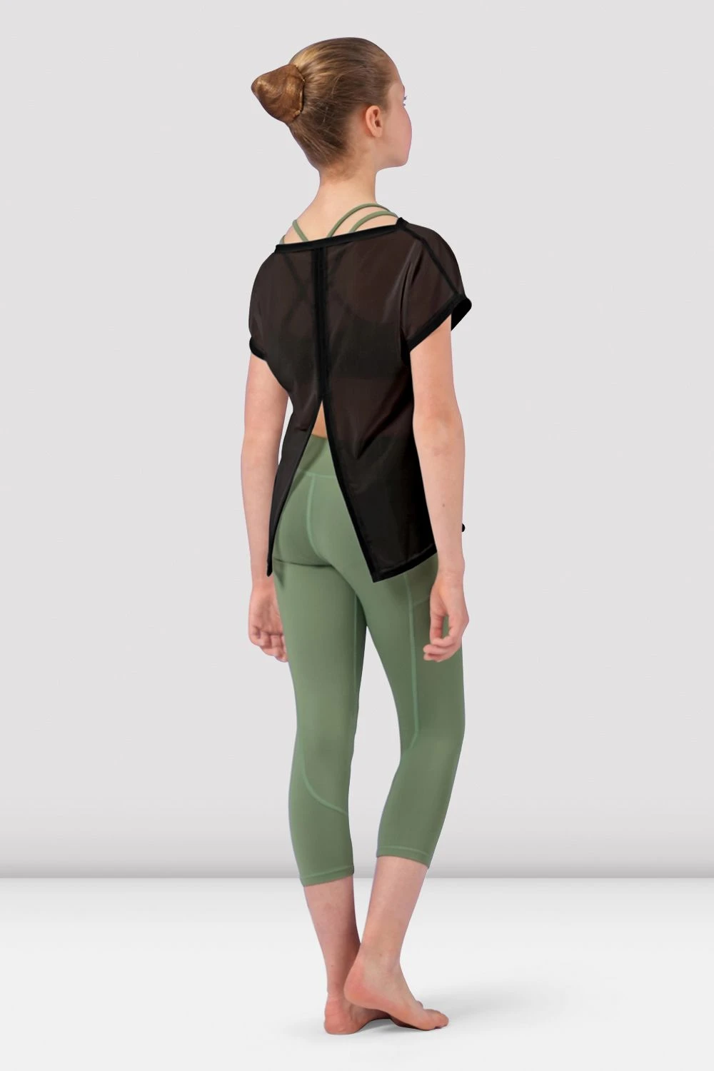 Girls Harriette Mesh Tie Back Top 2 Girls Harriette Mesh Tie Back Top - Image 2