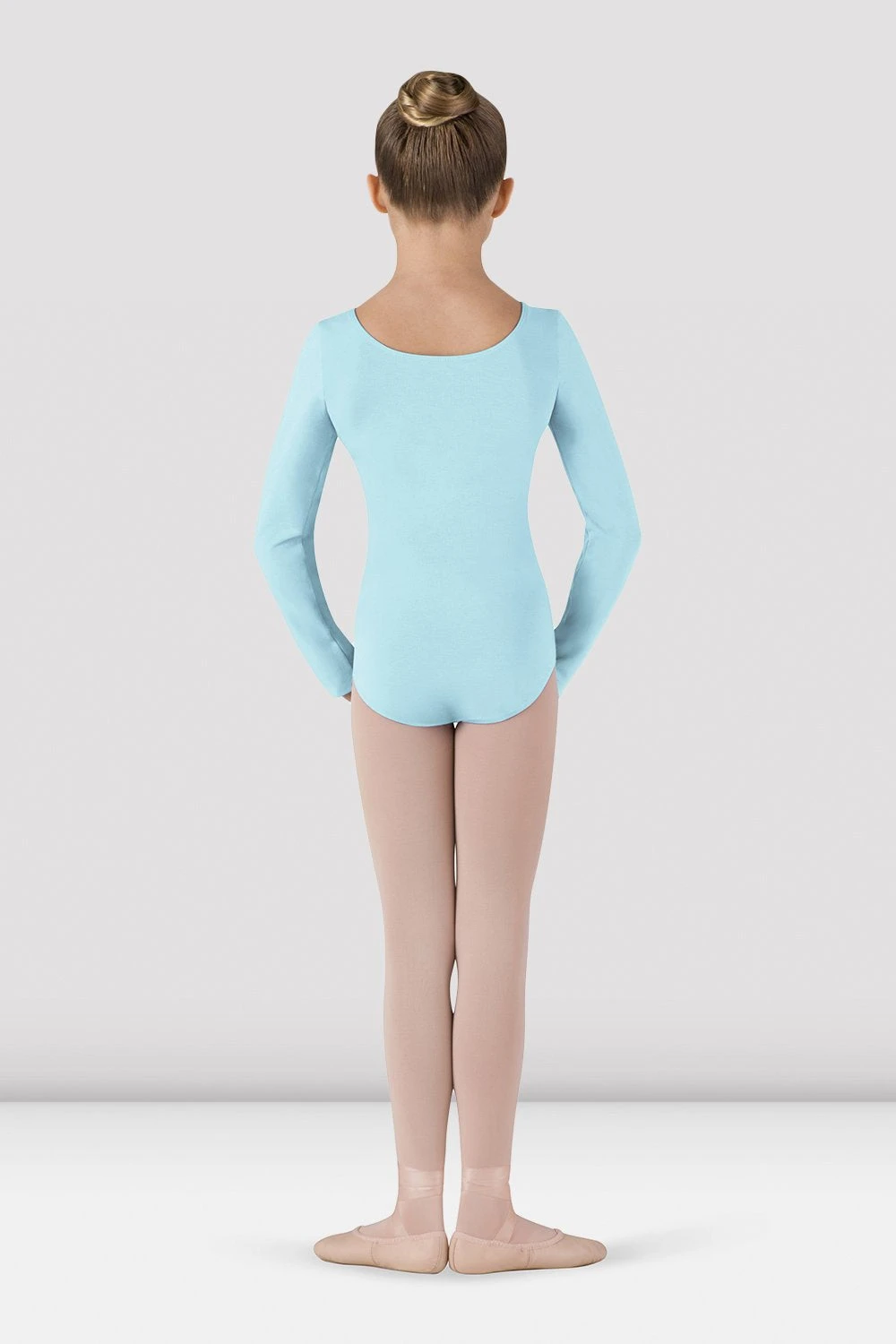 Girls Basic Long Sleeve Leotard 2 Girls Basic Long Sleeve Leotard - Image 2
