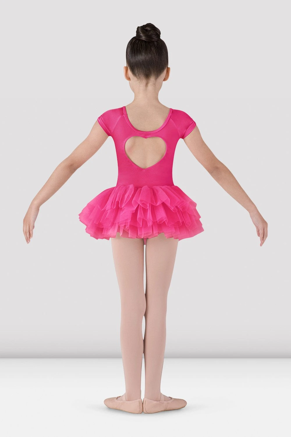 Girls Ife Heart Back Tutu Leotard 2 Girls Ife Heart Back Tutu Leotard - Image 2