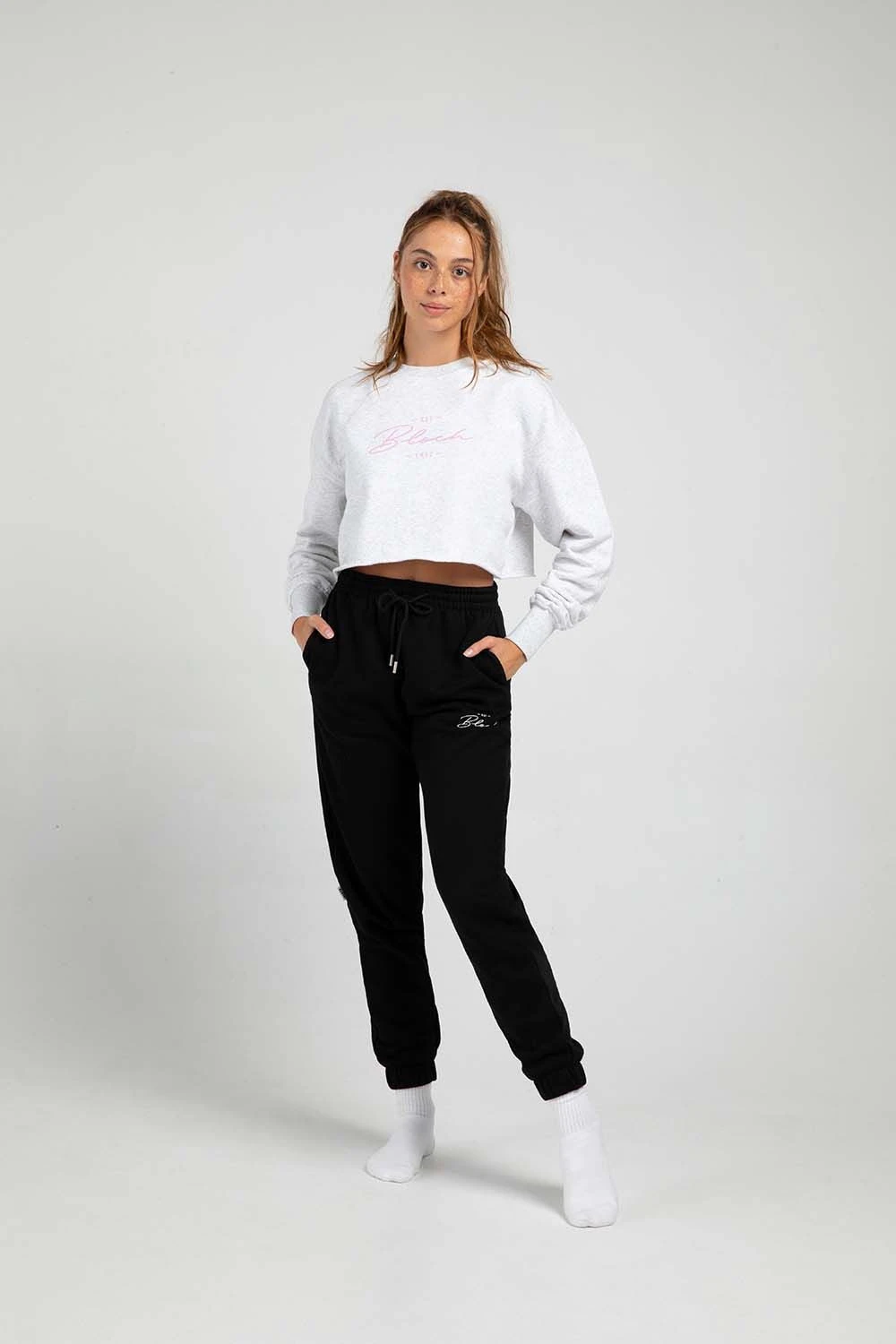 Off-Duty Terry Cropped Crew 1 Off-Duty Terry Cropped Crew