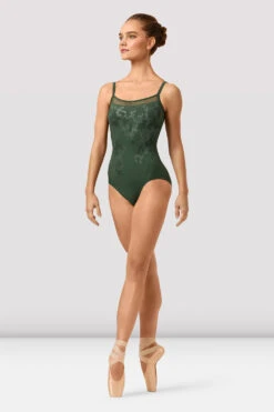 Ladies Katya Mirage Print Camisole Leotard