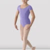 Girls Mirella Classic Short Sleeve Leotard