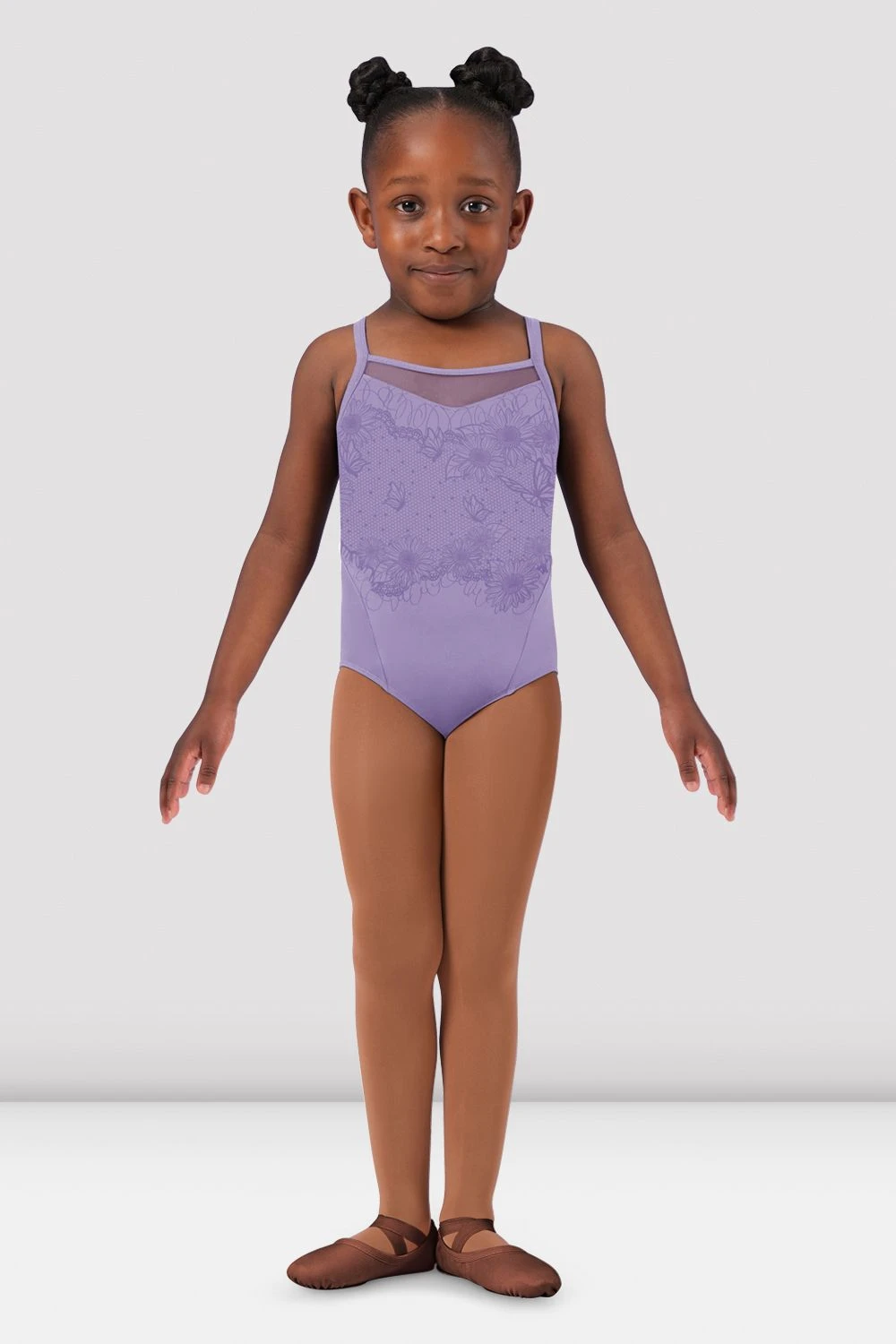 Girls Kendra Mesh Back Leotard 1 Girls Kendra Mesh Back Leotard