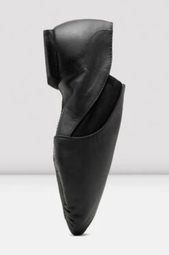 Ladies Leather Elasta Jazz Booties 11 Ladies Leather Elasta Jazz Booties -Dance Costumes S0499L BLK 04