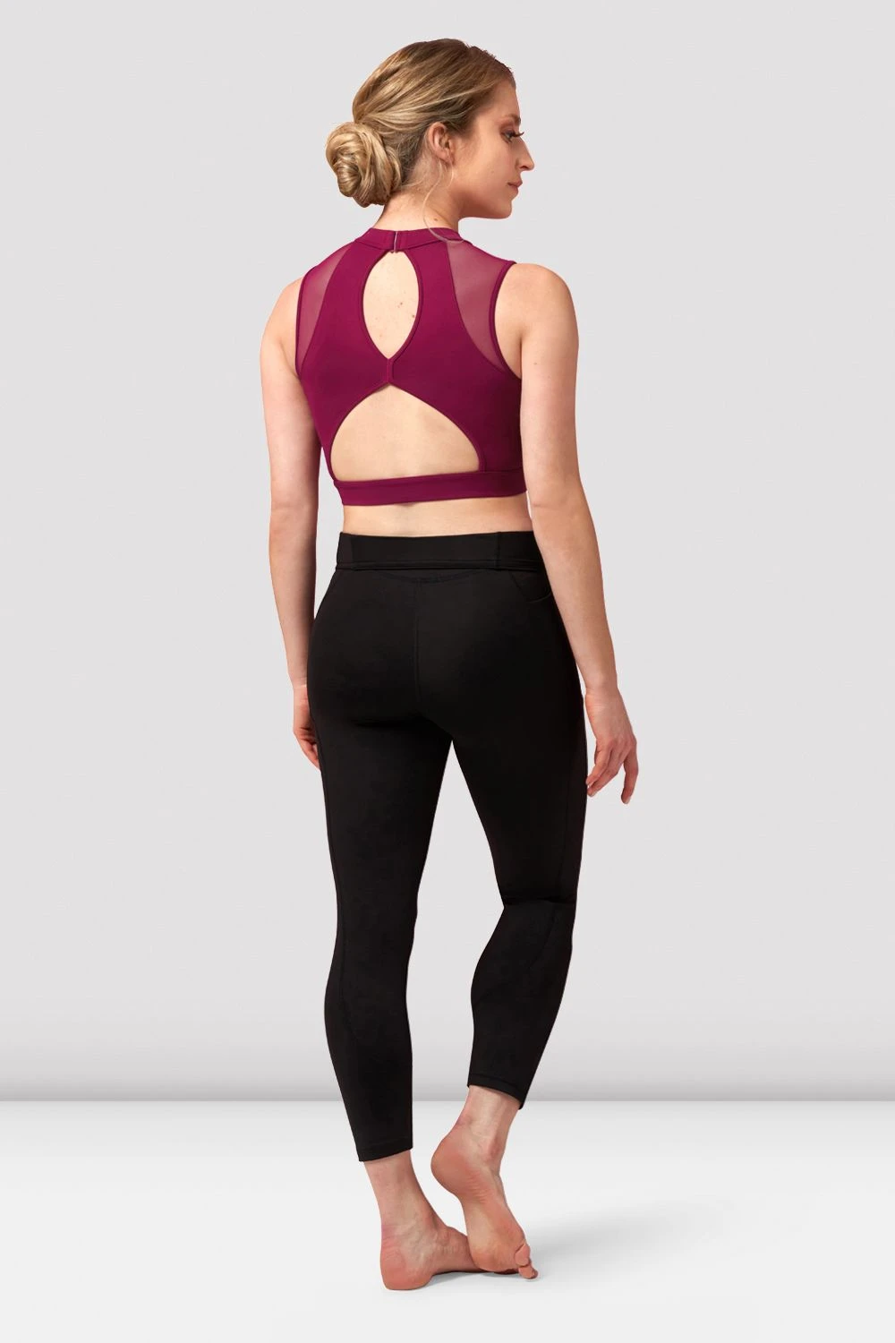Ladies Natalia Open Back Crop Top 2 Ladies Natalia Open Back Crop Top - Image 2