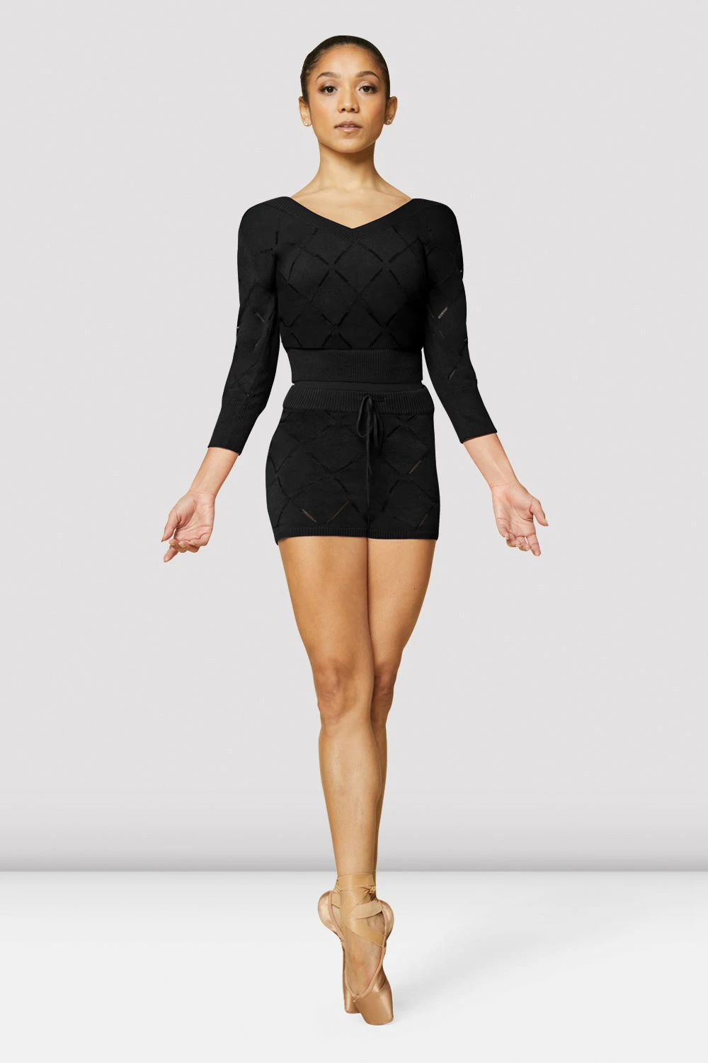 Ladies Finola Knit Ribbed Short 1 Ladies Finola Knit Ribbed Short