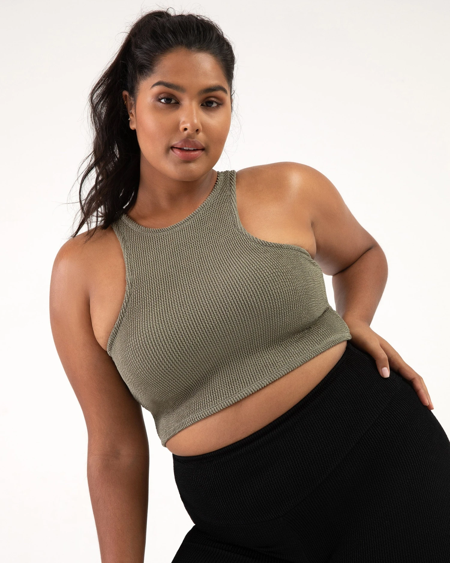 Crinkle Racer Tank 1 Crinkle Racer Tank