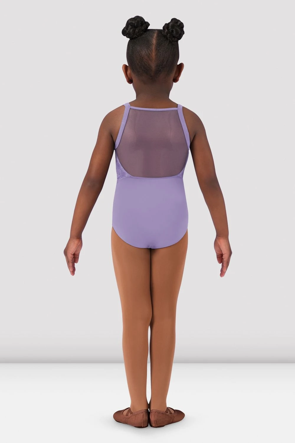 Girls Kendra Mesh Back Leotard 2 Girls Kendra Mesh Back Leotard - Image 2