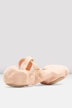 Childrens Pro-Elastic Canvas Ballet Shoes -Dance Costumes cup0eFdU