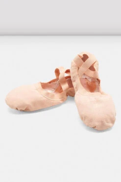 Childrens Pro-Elastic Canvas Ballet Shoes -Dance Costumes dGgMkWvI