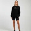Off-Duty Oversized Crew Sweatshirt